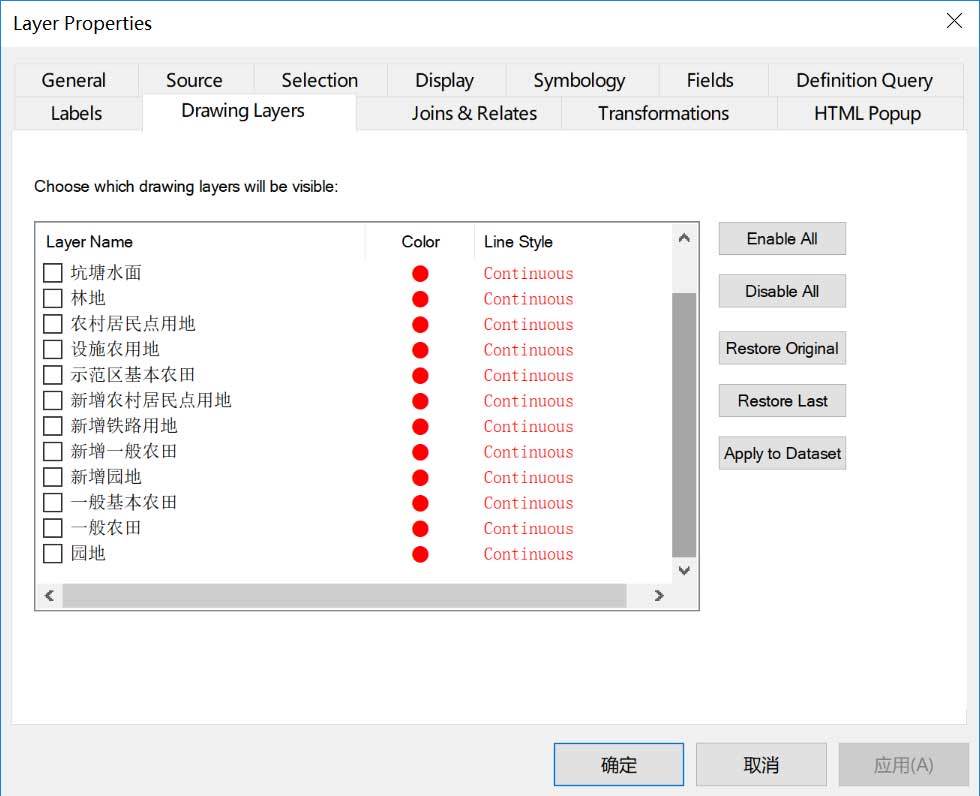 ArcGIS按字段值导出分图层的CAD文件